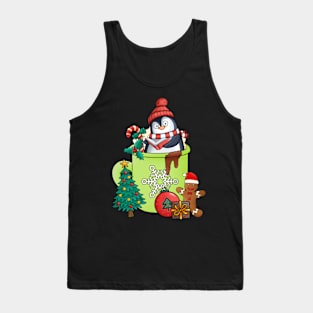 Cute and Lovely Animals with Christmas Vibes Tank Top